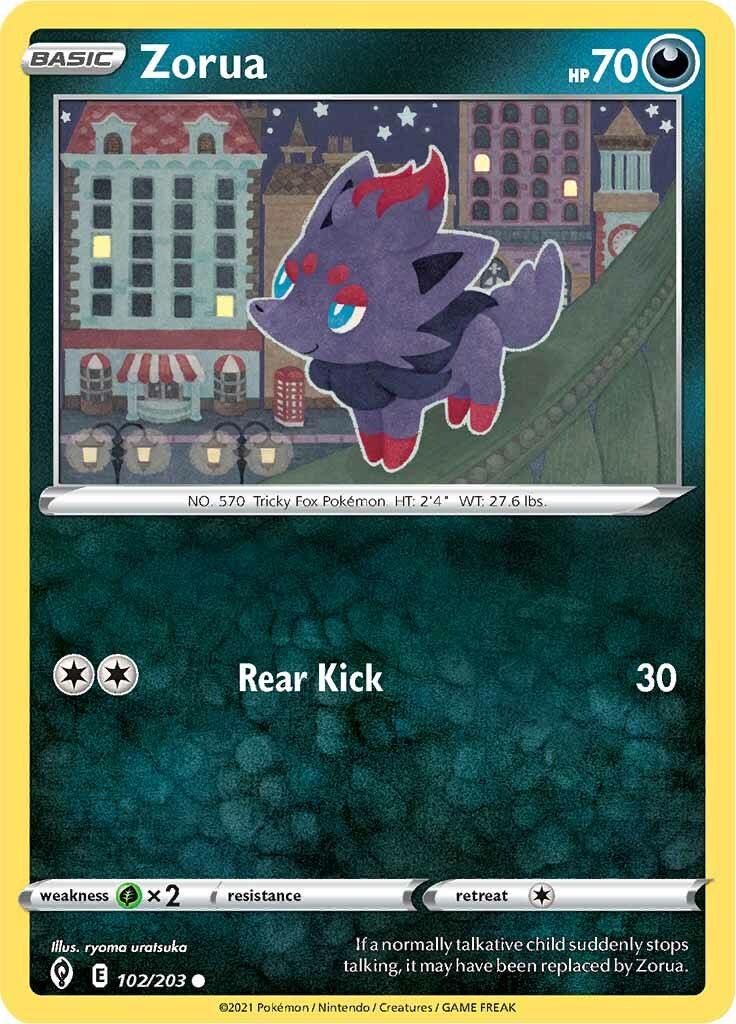 Zorua (102/203) [Sword & Shield: Evolving Skies] | Exor Games Dartmouth