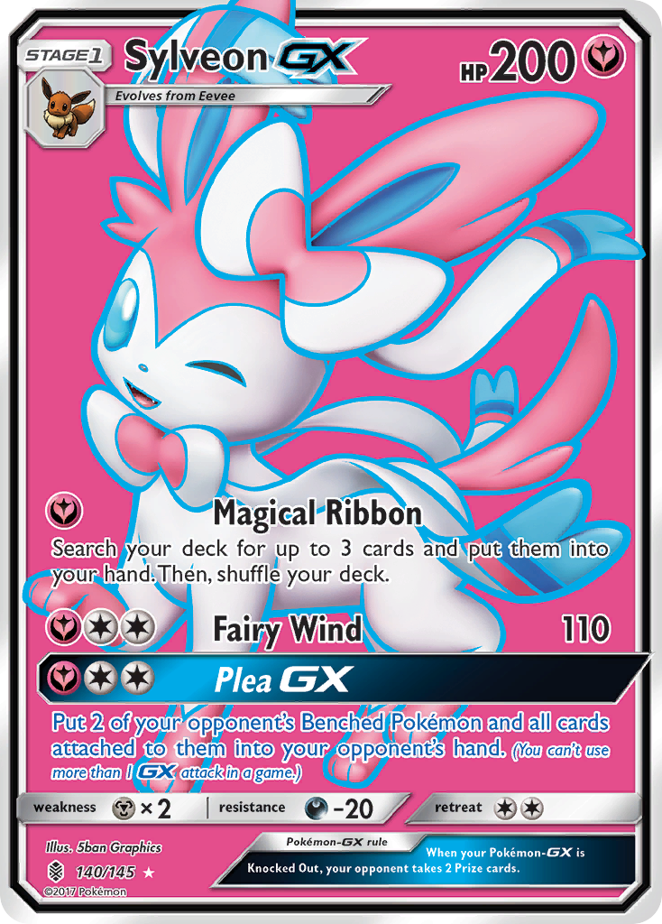 Sylveon GX (140/145) [Sun & Moon: Guardians Rising] | Exor Games Dartmouth