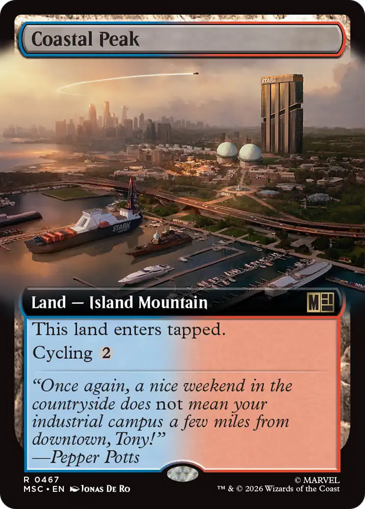 Coastal Peak (Extended Art) [Marvel Super Heroes Commander] | Exor Games Dartmouth