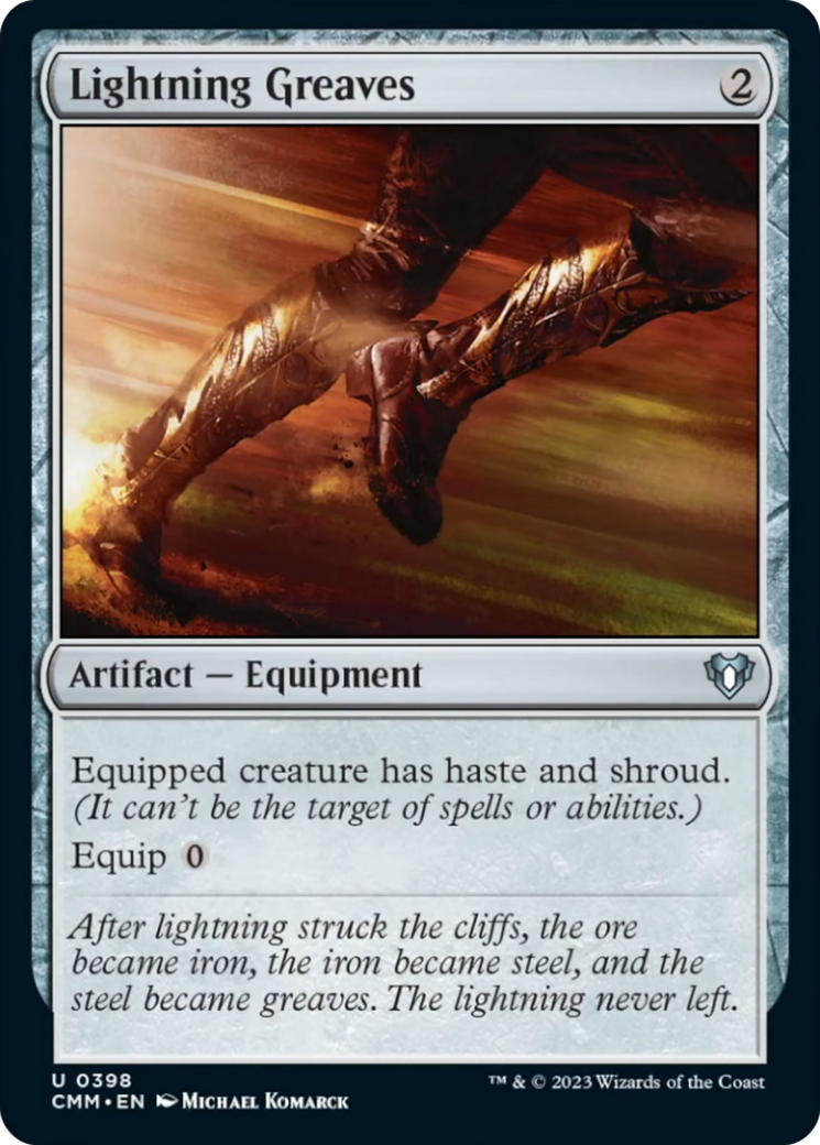 Lightning Greaves [Commander Masters] | Exor Games Dartmouth