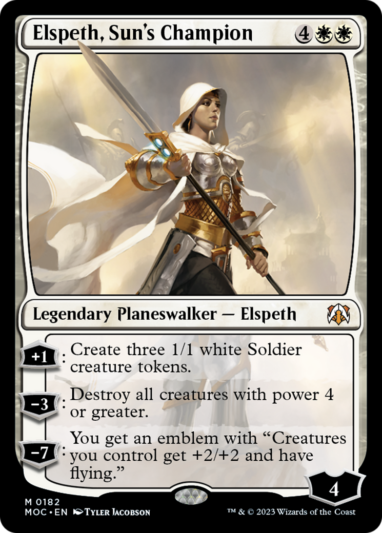 Elspeth, Sun's Champion [March of the Machine Commander] | Exor Games Dartmouth
