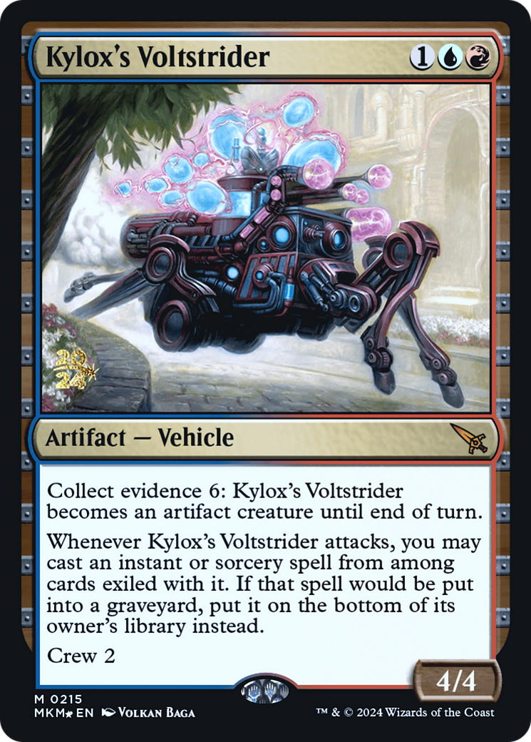 Kylox's Voltstrider [Murders at Karlov Manor Prerelease Promos] | Exor Games Dartmouth
