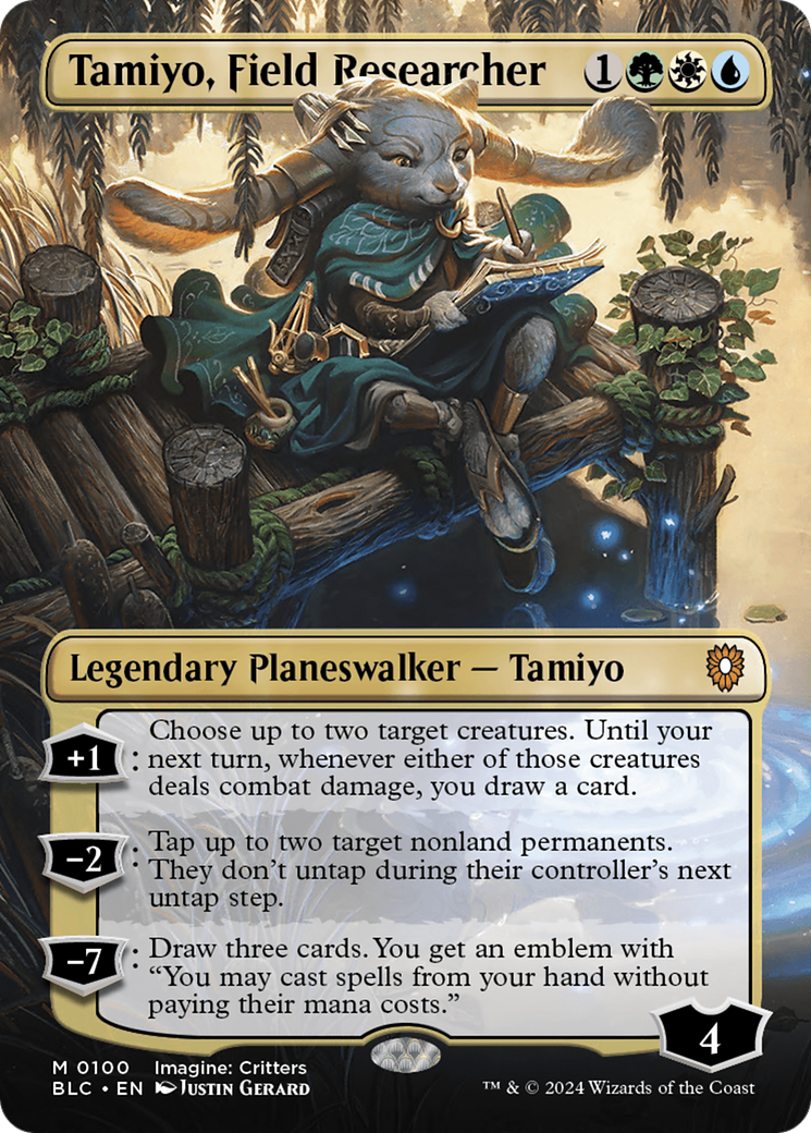 Tamiyo, Field Researcher (Borderless) [Bloomburrow Commander] | Exor Games Dartmouth