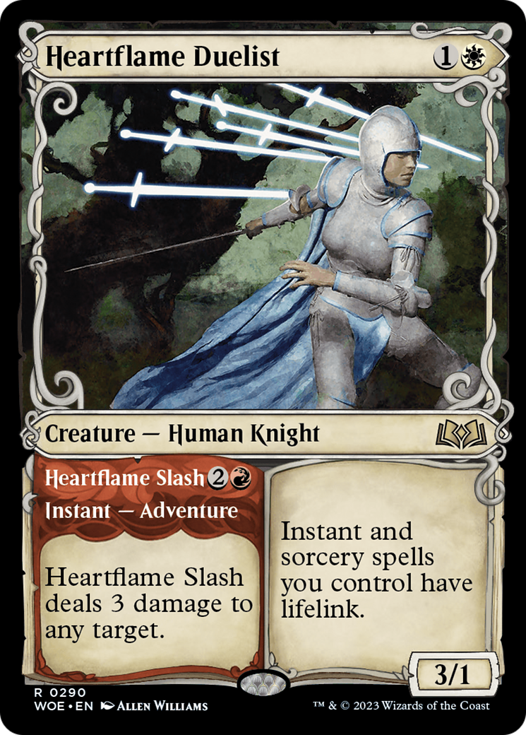 Heartflame Duelist // Heartflame Slash (Showcase) [Wilds of Eldraine] | Exor Games Dartmouth