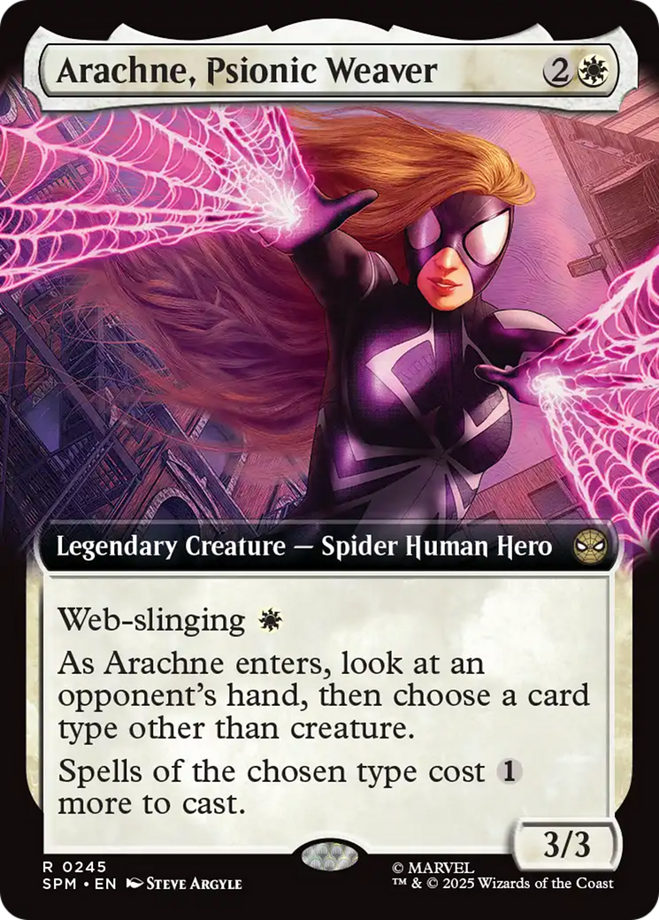 Arachne, Psionic Weaver (Extended Art) [Marvel's Spider-Man] | Exor Games Dartmouth