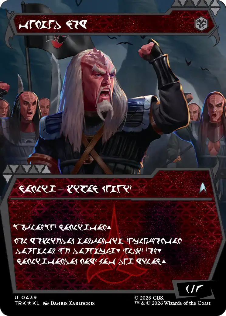 Storied Veteran (Showcase) (Klingon) [Star Trek] | Exor Games Dartmouth