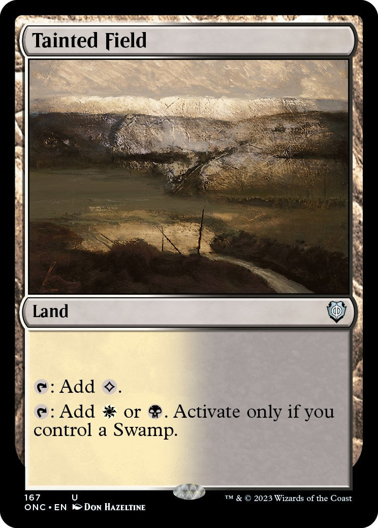 Tainted Field [Phyrexia: All Will Be One Commander] | Exor Games Dartmouth