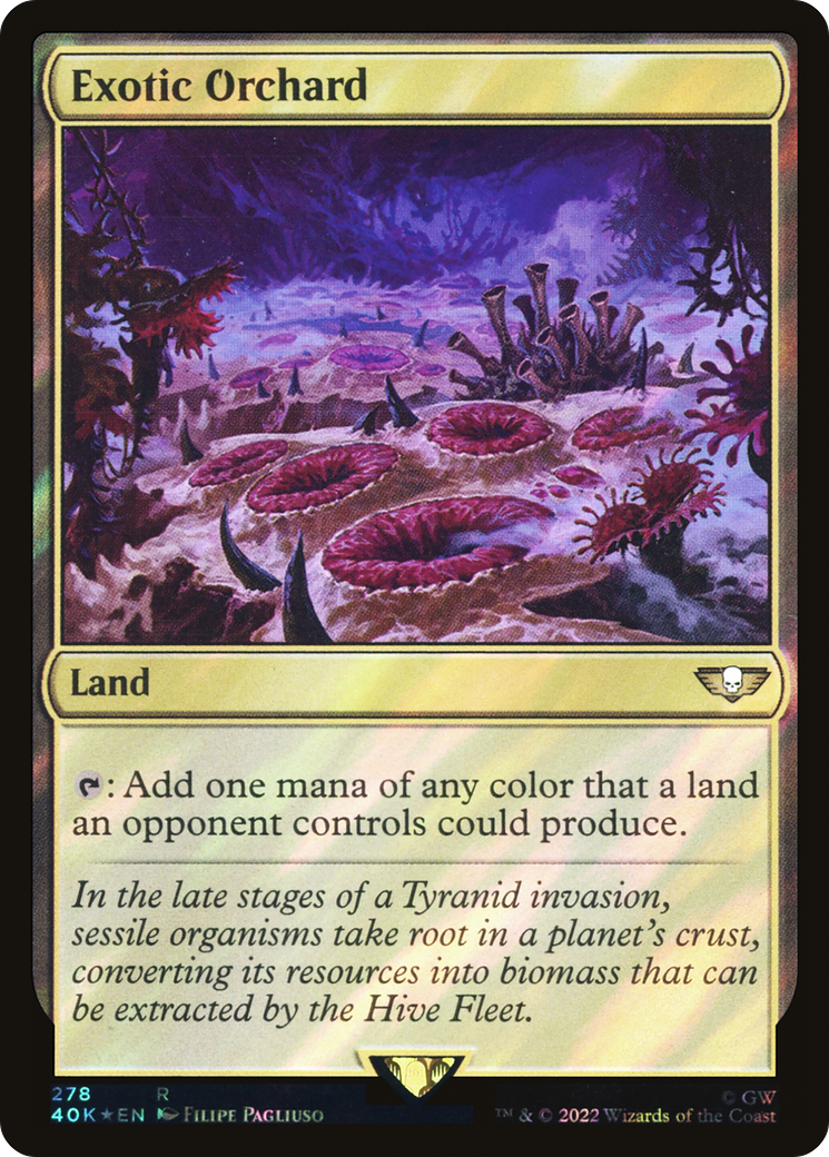 Exotic Orchard (Surge Foil) [Marvel Super Heroes Commander] | Exor Games Dartmouth