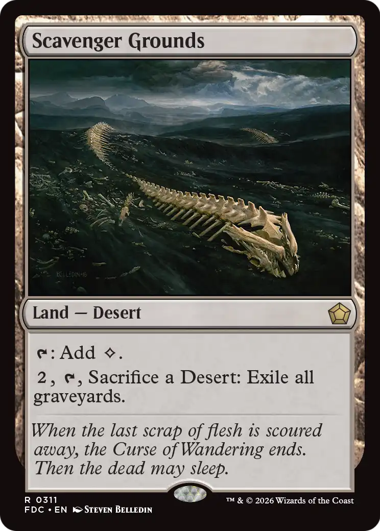 Scavenger Grounds [Foundations Commander] | Exor Games Dartmouth