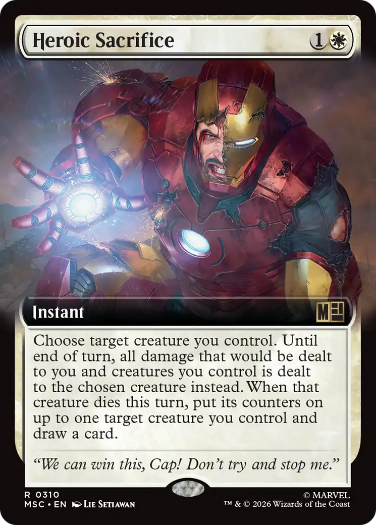 Heroic Sacrifice (Extended Art) [Marvel Super Heroes Commander] | Exor Games Dartmouth