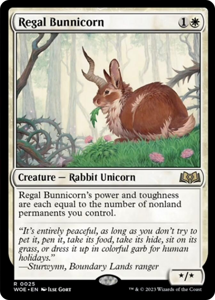 Regal Bunnicorn [Wilds of Eldraine] | Exor Games Dartmouth