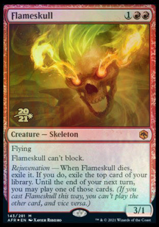 Flameskull [Dungeons & Dragons: Adventures in the Forgotten Realms Prerelease Promos] | Exor Games Dartmouth