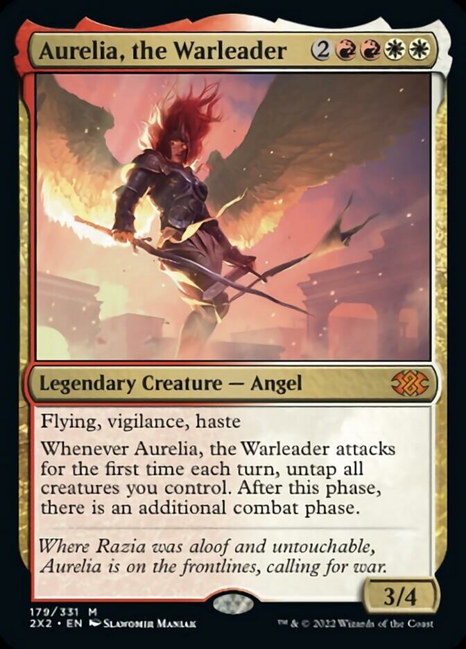 Aurelia, the Warleader [Double Masters 2022] | Exor Games Dartmouth