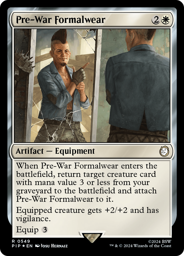 Pre-War Formalwear (Surge Foil) [Fallout] | Exor Games Dartmouth