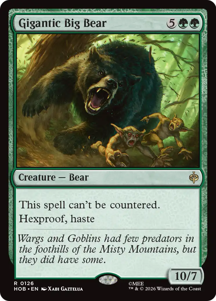 Gigantic Big Bear [The Hobbit] | Exor Games Dartmouth