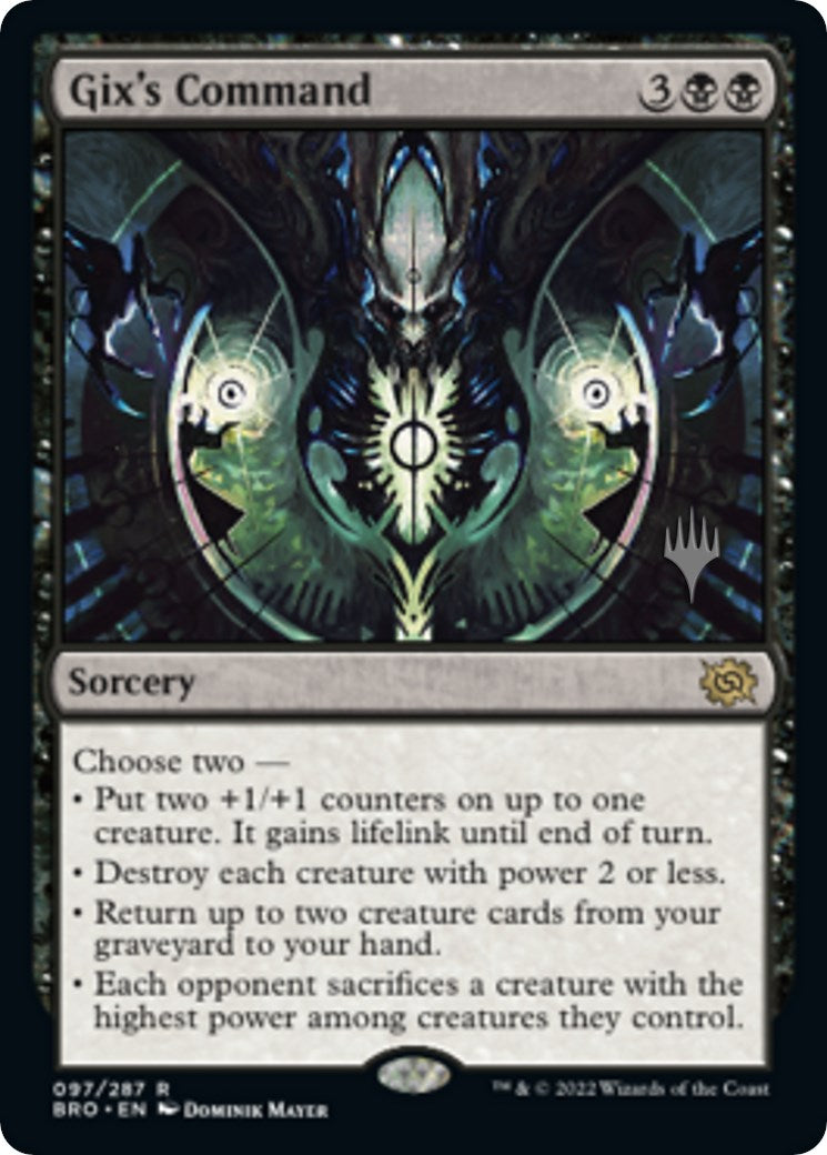 Gix's Command (Promo Pack) [The Brothers' War Promos] | Exor Games Dartmouth