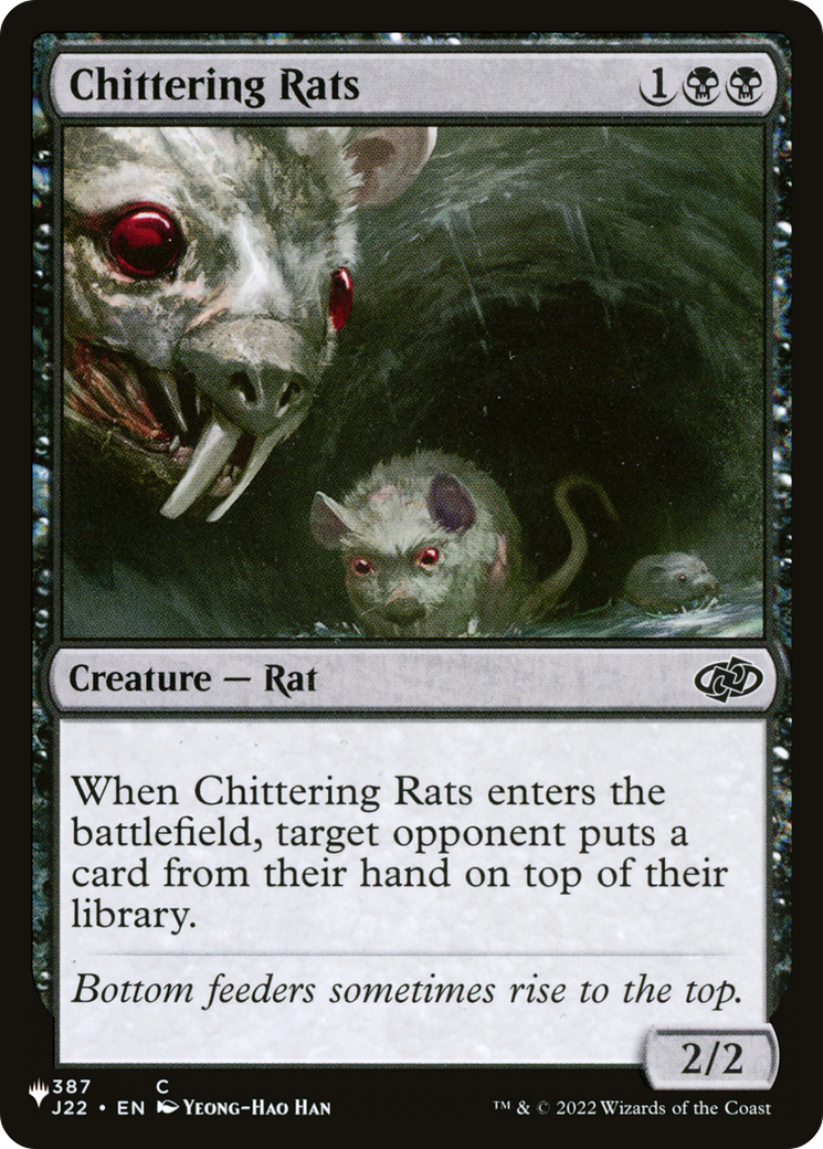 Chittering Rats [The List Reprints] | Exor Games Dartmouth