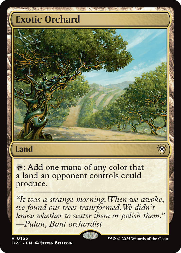 Exotic Orchard [Aetherdrift Commander] | Exor Games Dartmouth