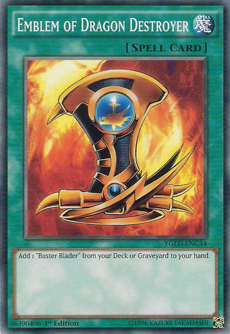 Emblem of Dragon Destroyer [YGLD-ENC34] Common | Exor Games Dartmouth