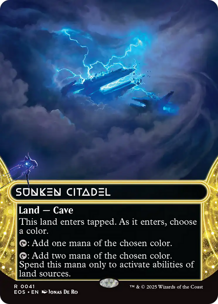 Sunken Citadel (0041) (Borderless) [Edge of Eternities: Stellar Sights] | Exor Games Dartmouth