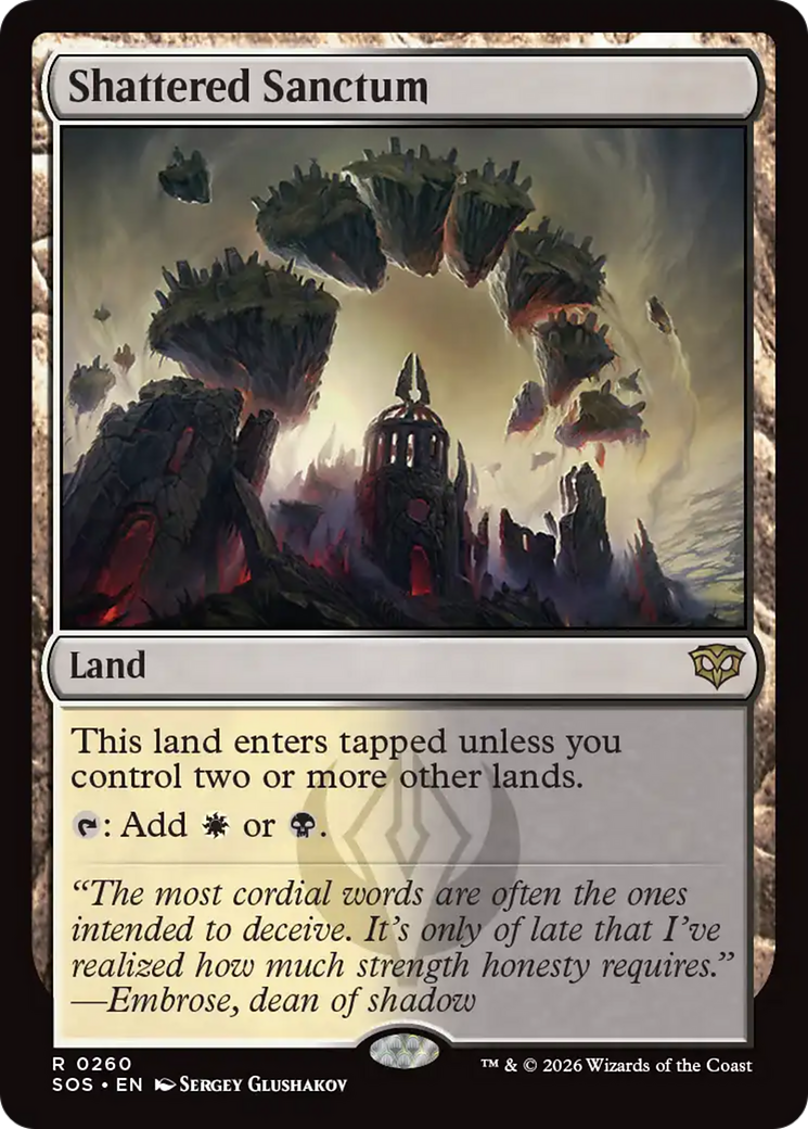 Shattered Sanctum [Secrets of Strixhaven] | Exor Games Dartmouth