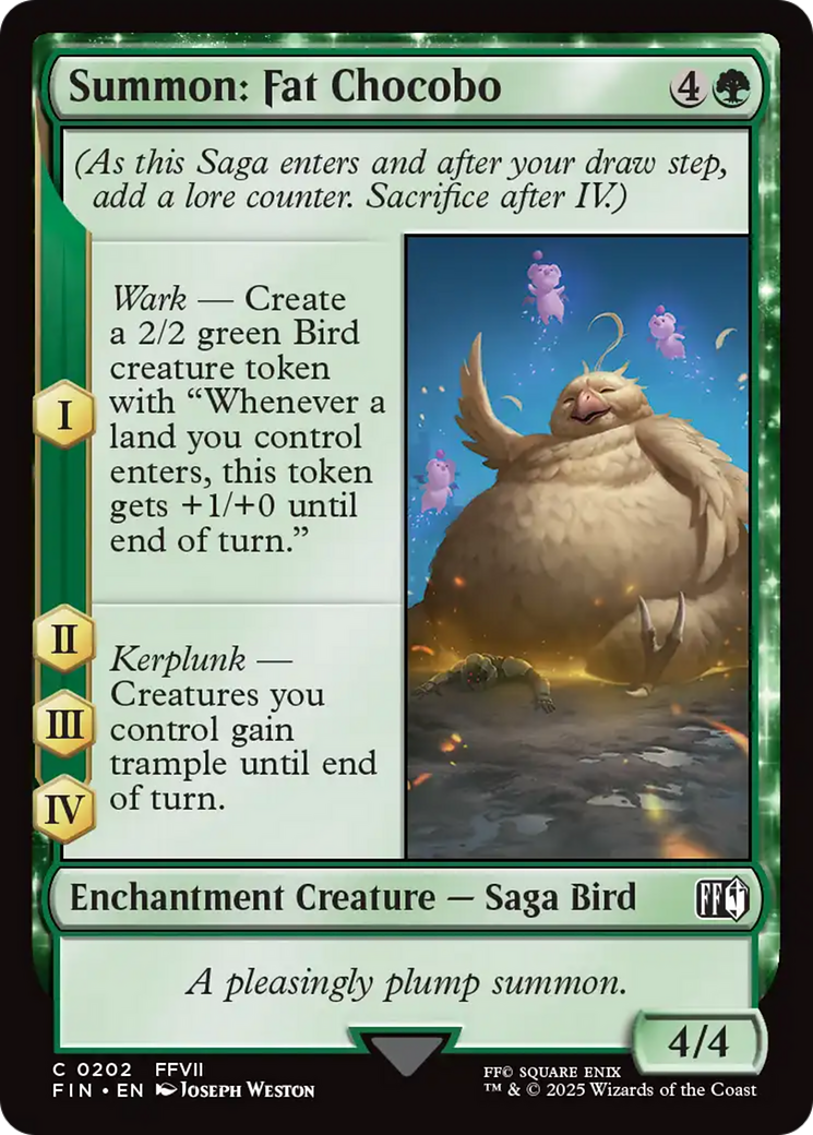 Summon: Fat Chocobo [FINAL FANTASY] | Exor Games Dartmouth