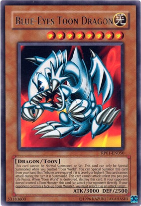 Blue-Eyes Toon Dragon [RP01-EN050] Rare | Exor Games Dartmouth