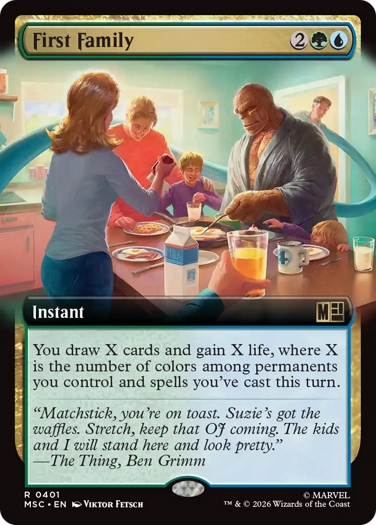 First Family (Extended Art) [Marvel Super Heroes Commander] | Exor Games Dartmouth