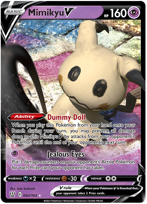 Mimikyu V (062/163) [Sword & Shield: Battle Styles] | Exor Games Dartmouth