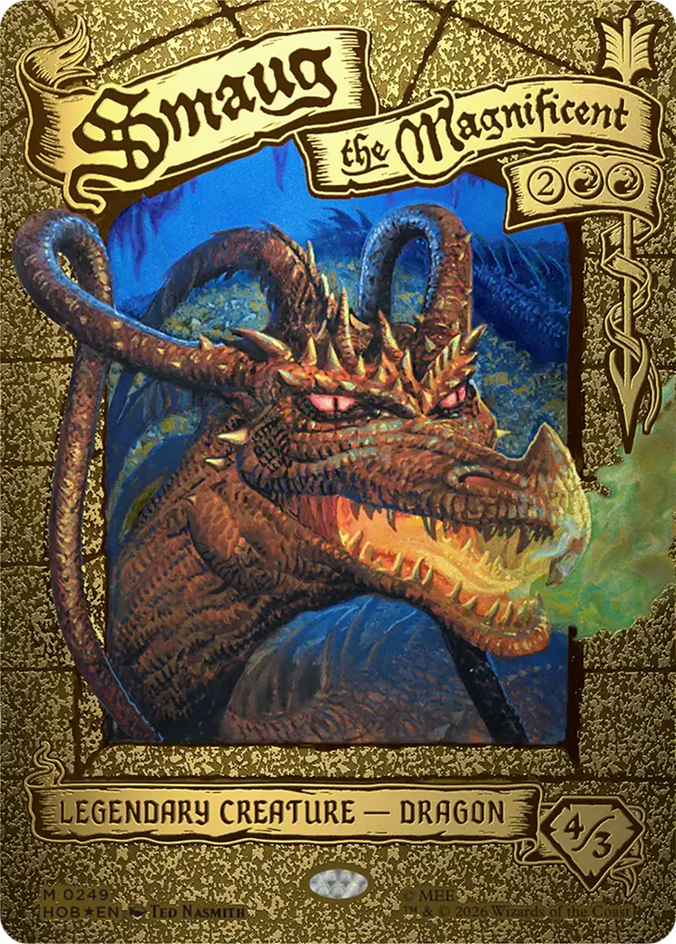 Smaug the Magnificent (Borderless) [The Hobbit] | Exor Games Dartmouth