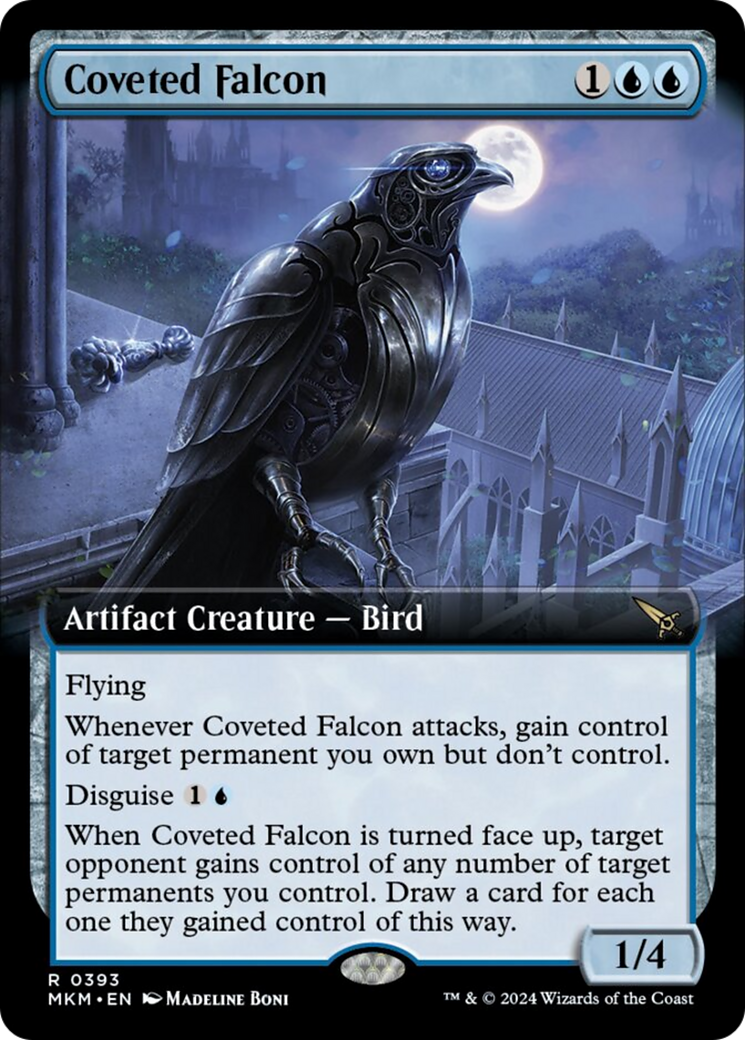 Coveted Falcon (Extended Art) [Murders at Karlov Manor] | Exor Games Dartmouth