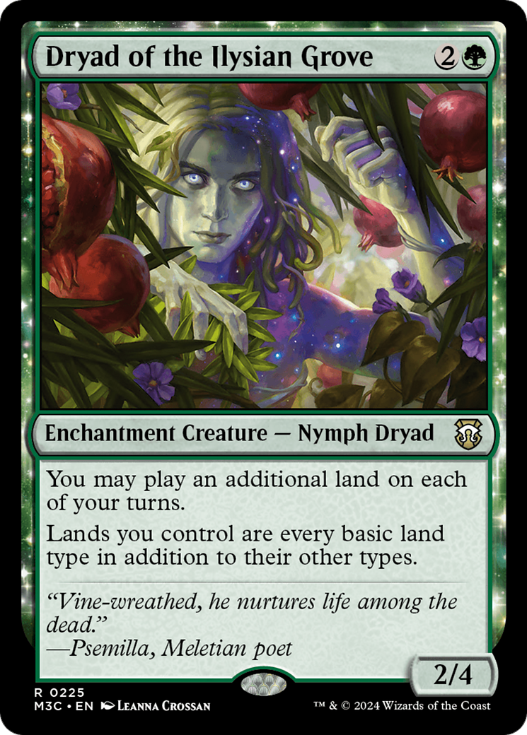 Dryad of the Ilysian Grove (Ripple Foil) [Modern Horizons 3 Commander] | Exor Games Dartmouth