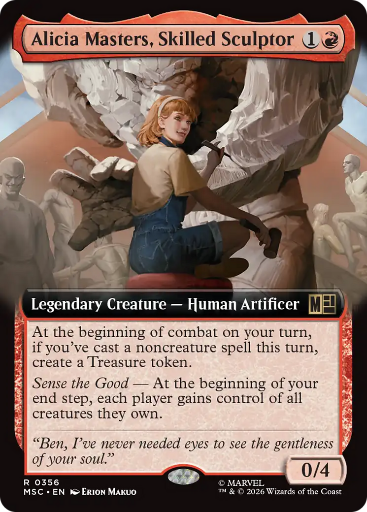 Alicia Masters, Skilled Sculptor (Extended Art) [Marvel Super Heroes Commander] | Exor Games Dartmouth