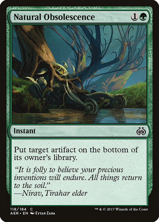 Natural Obsolescence [Aether Revolt] | Exor Games Dartmouth