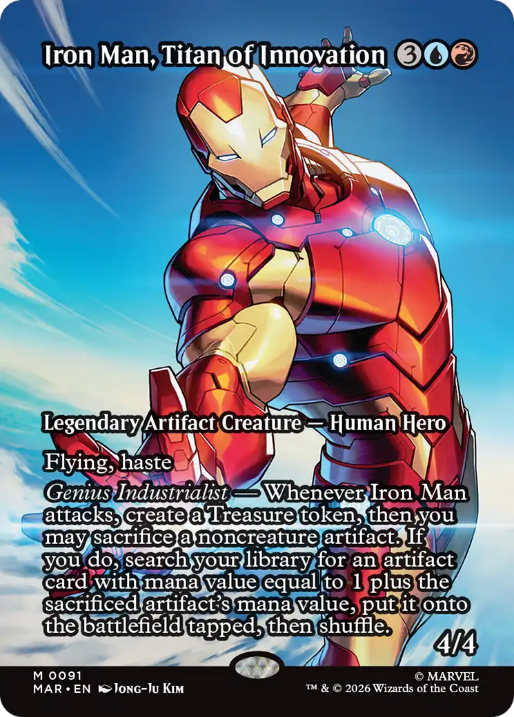 Iron Man, Titan of Innovation (Borderless) [Marvel Universe: Eternal-Legal] | Exor Games Dartmouth