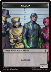 Shapeshifter (002) // Villain (009) Double-Sided Token [Marvel Super Heroes Commander Tokens] | Exor Games Dartmouth