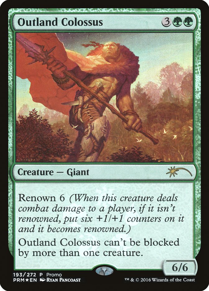 Outland Colossus [Resale Promos] | Exor Games Dartmouth
