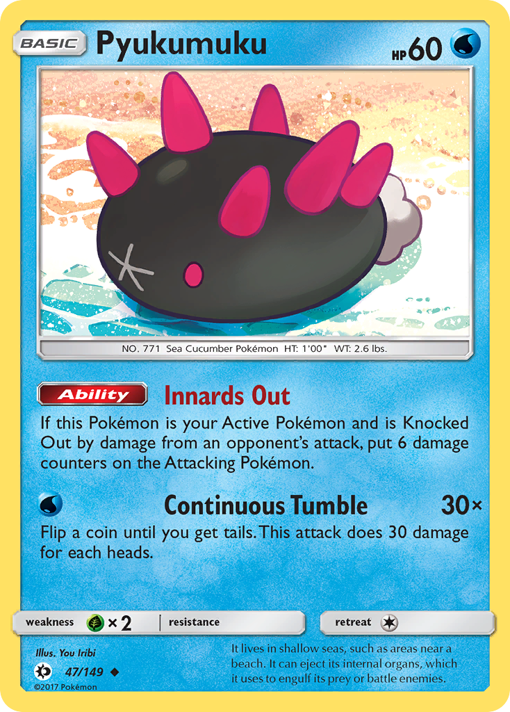 Pyukumuku (47/149) [Sun & Moon: Base Set] | Exor Games Dartmouth