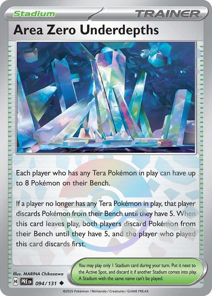 Area Zero Underdepths (094/131) (Poke Ball Pattern) [Scarlet & Violet: Prismatic Evolutions] | Exor Games Dartmouth