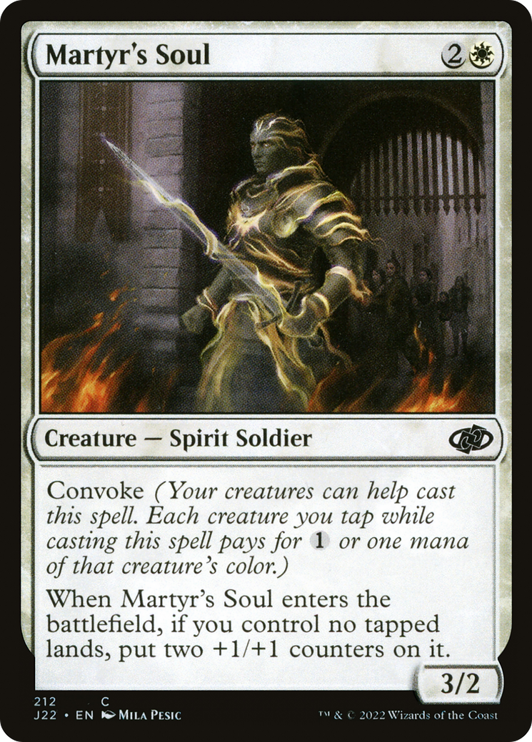 Martyr's Soul [Jumpstart 2022] | Exor Games Dartmouth