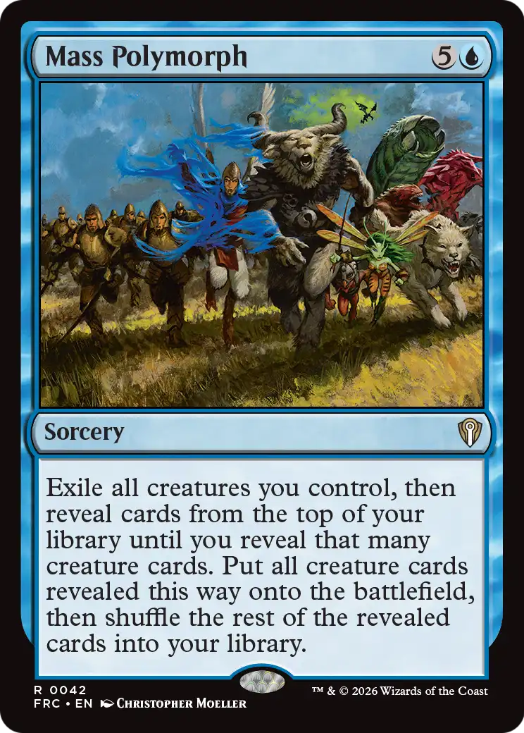 Mass Polymorph [Reality Fracture Commander] | Exor Games Dartmouth