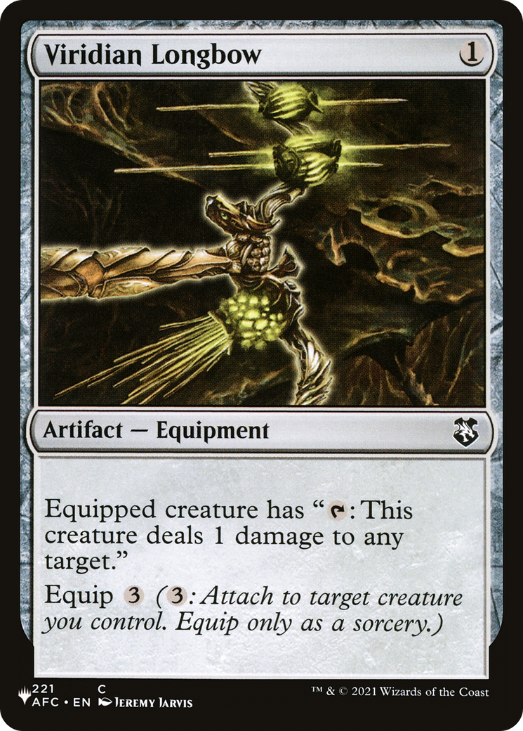 Viridian Longbow [The List] | Exor Games Dartmouth