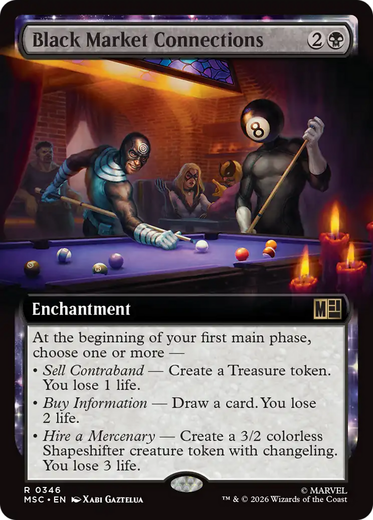 Black Market Connections (Extended Art) [Marvel Super Heroes Commander] | Exor Games Dartmouth