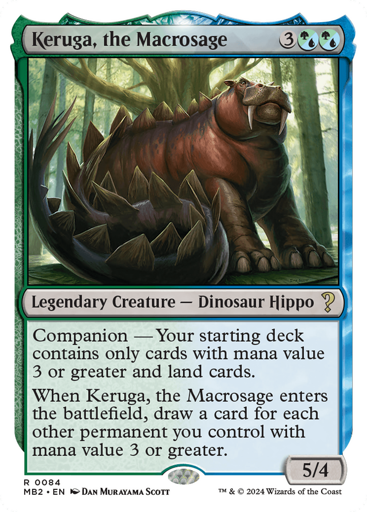 Keruga, the Macrosage (White Border) [Mystery Booster 2] | Exor Games Dartmouth