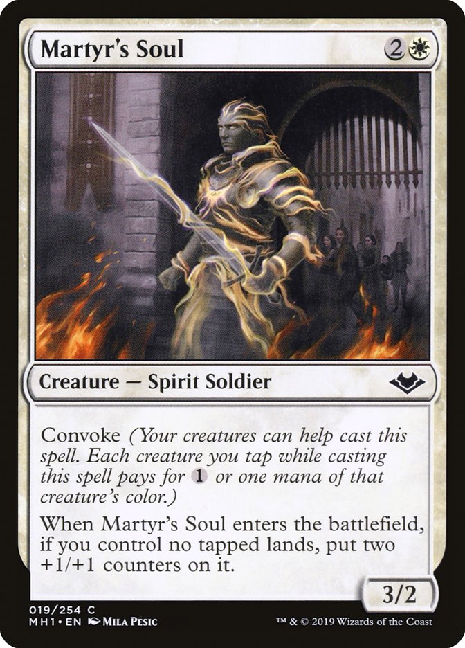 Martyr's Soul [Modern Horizons] | Exor Games Dartmouth