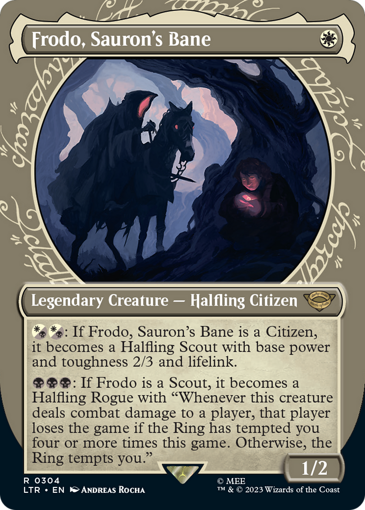 Frodo, Sauron's Bane (Showcase Ring Frame) [The Lord of the Rings: Tales of Middle-Earth] | Exor Games Dartmouth