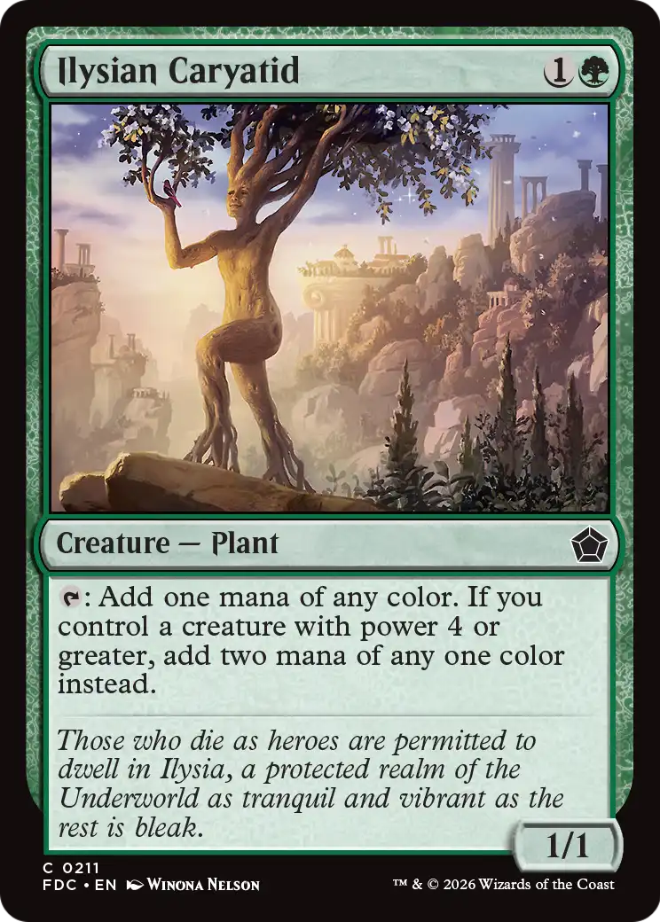 Ilysian Caryatid [Foundations Commander] | Exor Games Dartmouth