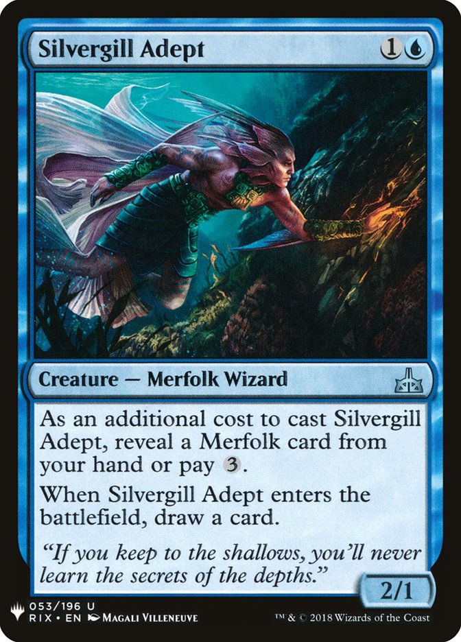 Silvergill Adept [Mystery Booster] | Exor Games Dartmouth