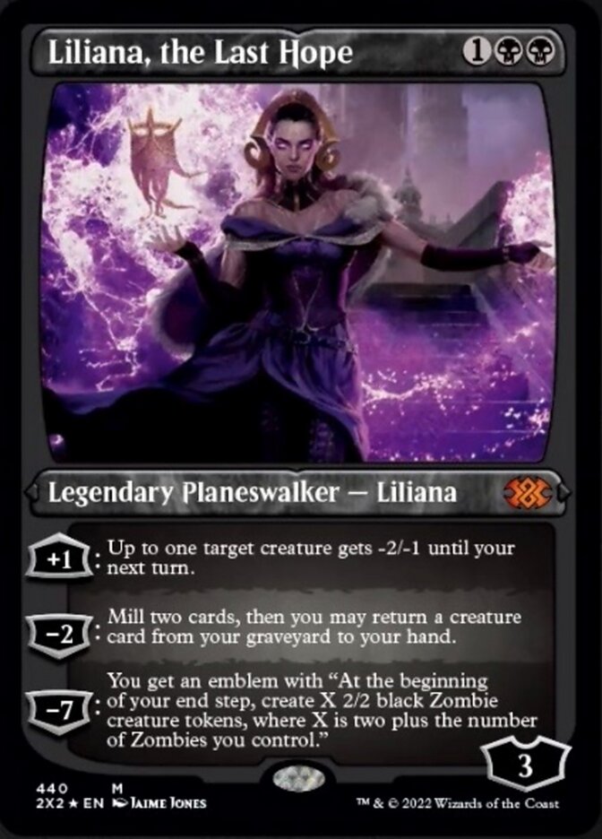 Liliana, the Last Hope (Foil Etched) [Double Masters 2022] | Exor Games Dartmouth