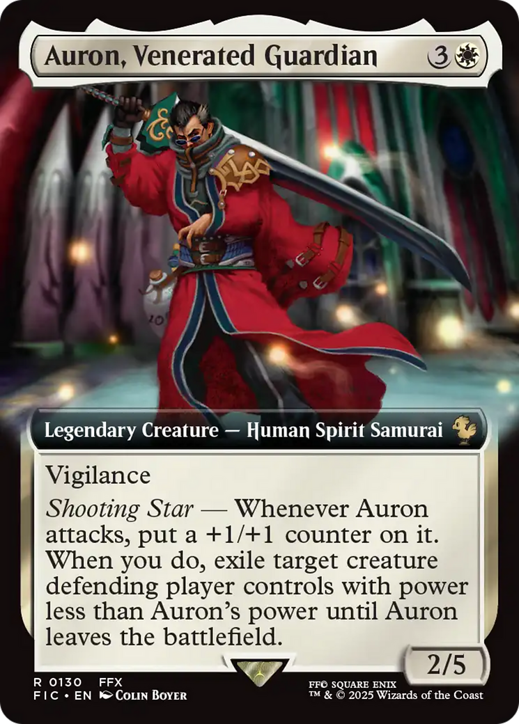 Auron, Venerated Guardian (Extended Art) [FINAL FANTASY Commander] | Exor Games Dartmouth